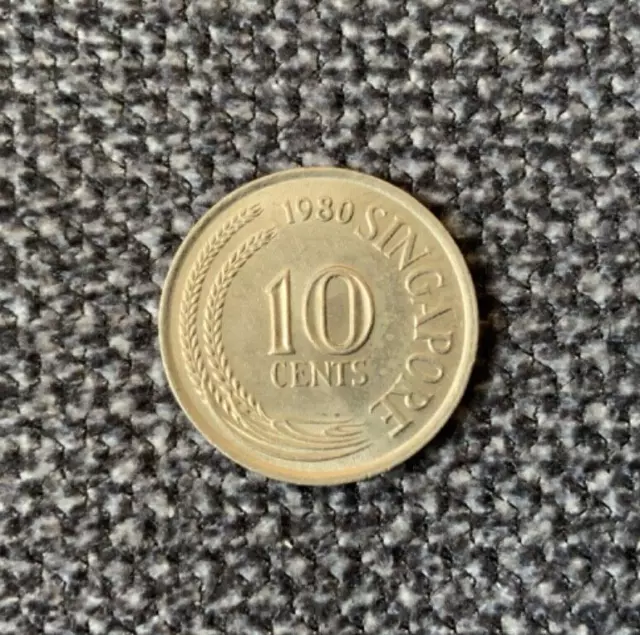 10 Cent 1980 Singapur Seepferdchen (Cents) KM# 3 (A)