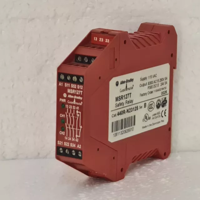 Allen Bradley 440R-N23125 SER. B Relais de sécurité MSR127T