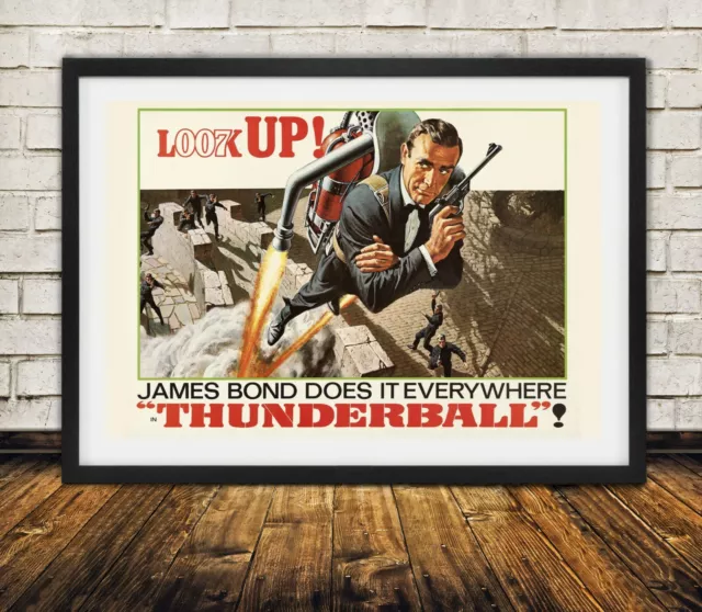 James Bond Thunderball Movie - High Quality Premium Poster Print