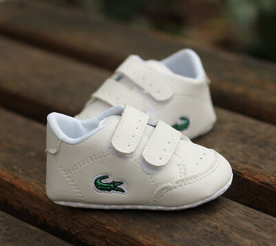 Newborn Infant Baby Boy Girl Pram Shoes Faux Leather Toddler PreWalking Trainers