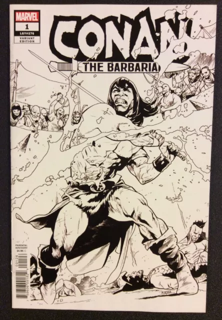 CONAN THE BARBARIAN #1 Comic Book ASRAR Limited PARTY SKETCH VARIANT 2019 NM