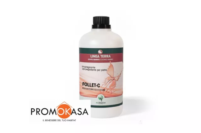 FOLLET-C 1 LT NEW CHEMICAL |Impregnante Trattamento Cotto Pietra Interno Esterno