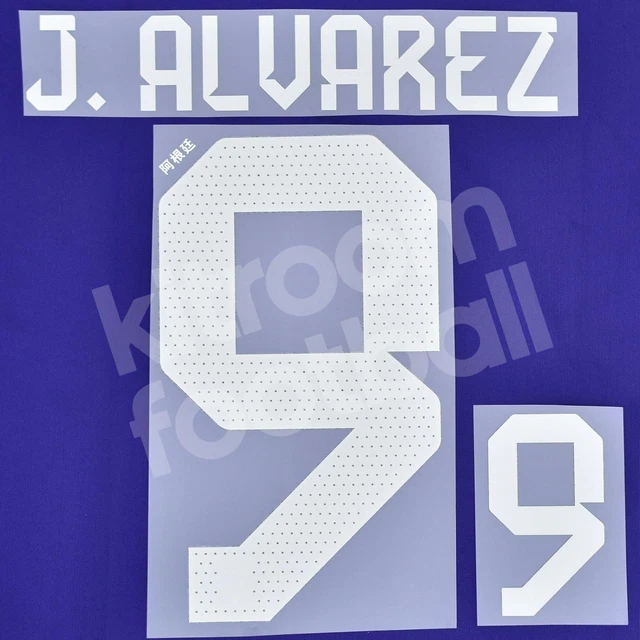 2017-18 Atletico Madrid Home Name Number Set #9 F. TORRES La Liga Repro
