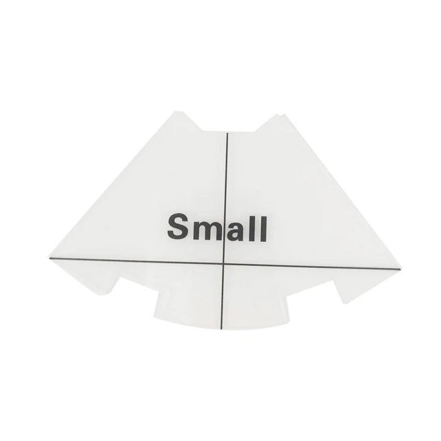 Key Acrylic Plate Cute Triangle Key Fob Pouch Template For Sewing Transparent 4