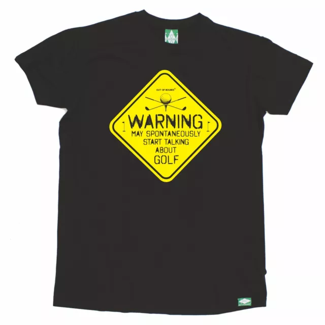 Warning May Spontaneously Start Talking About Golf T-SHIRT birthday fashion gift