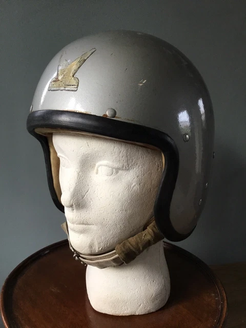 EVEROAK RACEMASTER HELMET 1960s A.C.U. APPROVED FOR RACING £151.50 ...