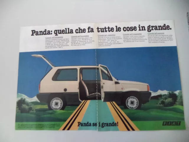 advertising Pubblicità 1981 FIAT PANDA