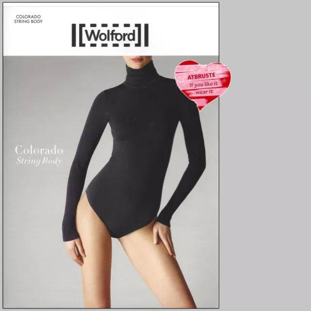 Wolford Colorado String Body - L - Arctic Grey Timeless