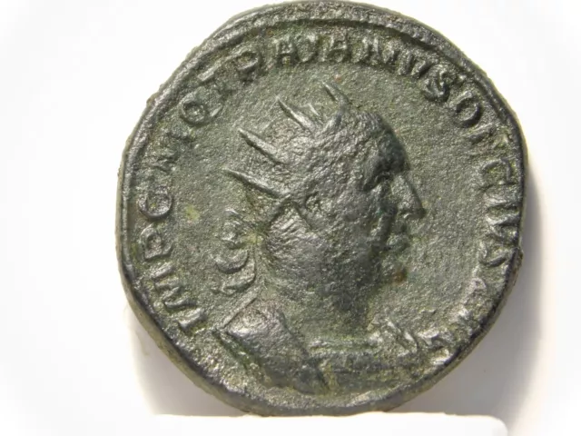 Roman Imperial, Double Sestertius of Trajan Decius 249-251 A.D.
