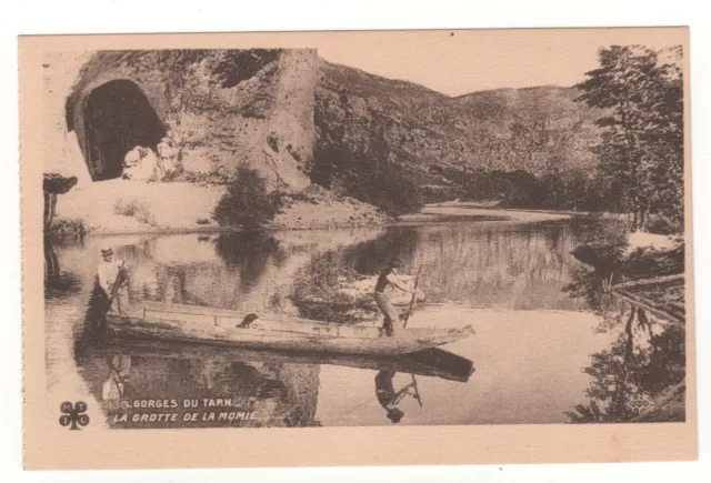 Cpa 48 - Gorges Du Tarn : La Grotte De La Momie (Lozère) Non Écrite