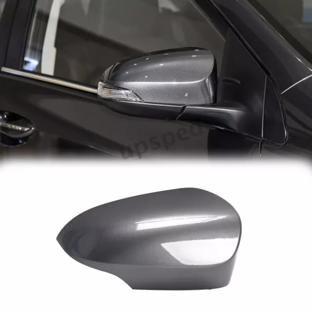 Gray Right Passenger Side Rearview Mirror Cap Cover For Toyota Corolla 2014-2018