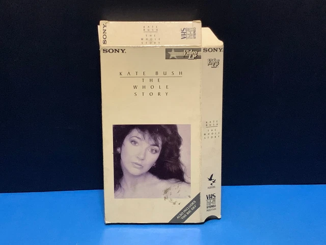 VHS KATE BUSH The Whole Story (Sony Video LP, 1986) Music ***Box Only ...