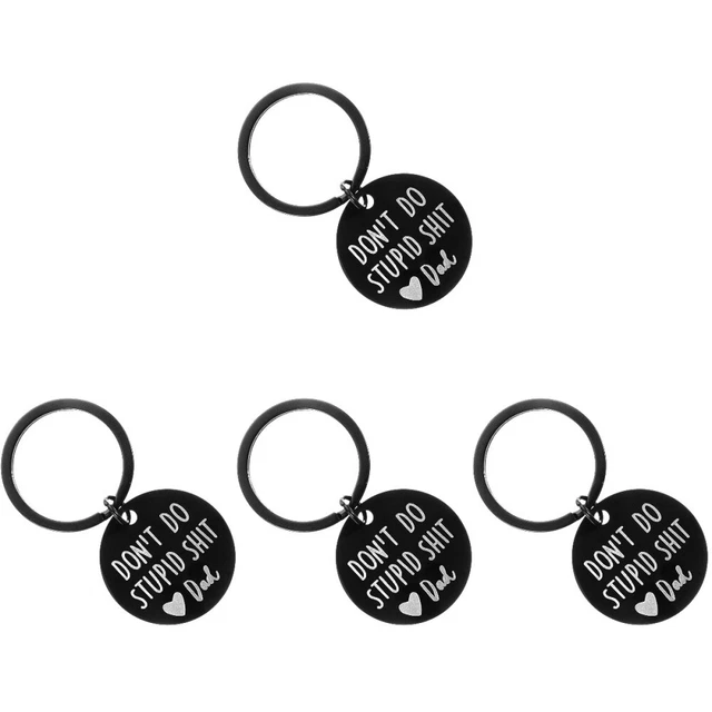 4x décoratif portable léger porte-clés suspendu sac à