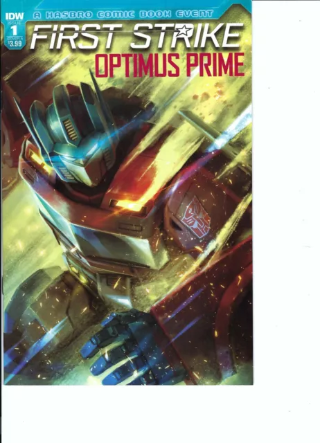 Optimus Prime First Strike #1 Transformers Centurion (Sep 2017 IDW) Near Mint