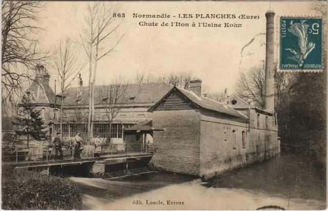 CPA AK Les Planches - Cute de l'Iton a l'Usine Kohn (129257)
