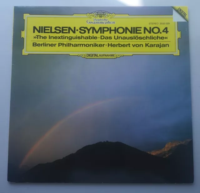 DG 2532 029 Nielsen Symphony no. 4 Karajan Berlin Philharmonic 1982 NM W/Germany