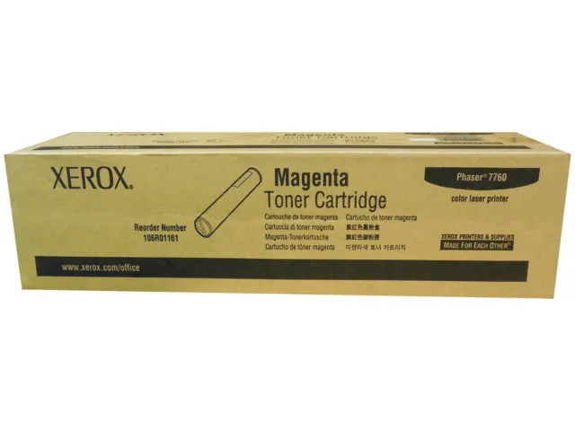 Genuine Xerox 106R01161 Toner, 25000 Page-Yield, Magenta (XER106R01161)