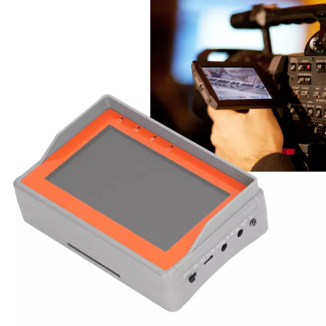 (UK Plug)2 In 1 CCTV Tester Portable 4.3 Inch TFT LCD Monitor Portable Camera 3