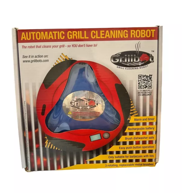 Grillbot Automatic Grill Cleaning Robot Grill Bot Robot Barbecue Cleaner Charger