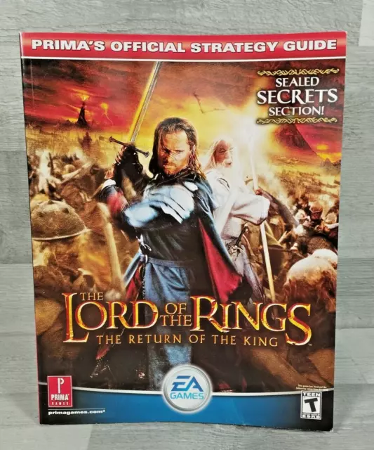 Lord Of The Rings: Return Of The King Prima Strategy Guide PC PS2 Xbox GameCube