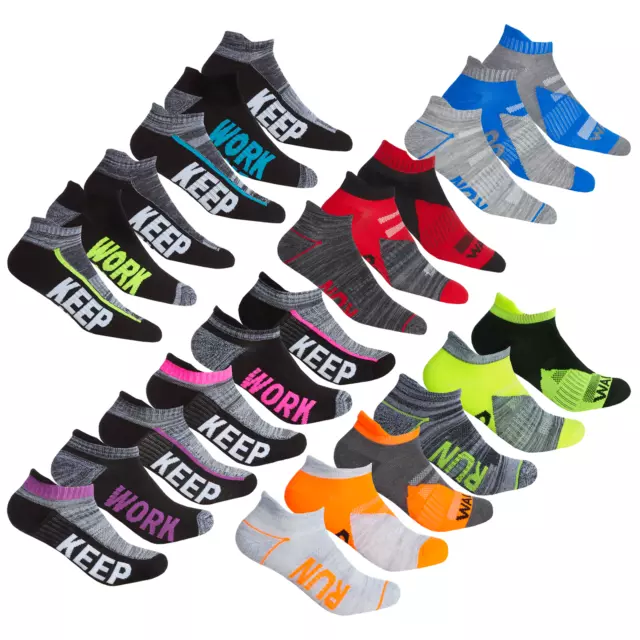 Multipack Womens Mens Sports Trainer Jogging Gym Socks Set for Couple 6-12 Pairs