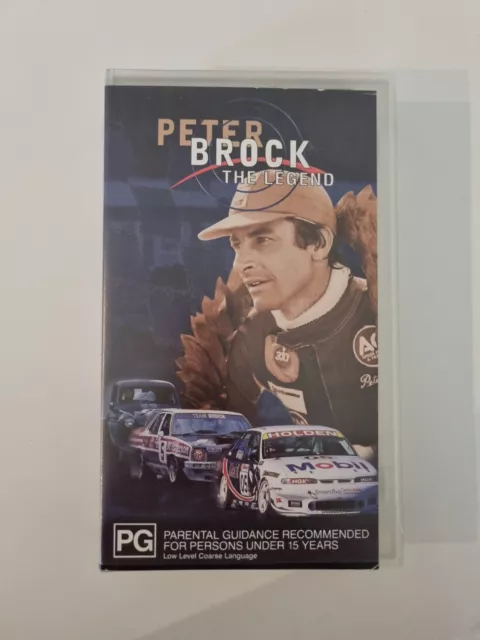 Peter Brock The Legend (VHS Pal, 1997)Holden Motorsports Bathurst Car Racing