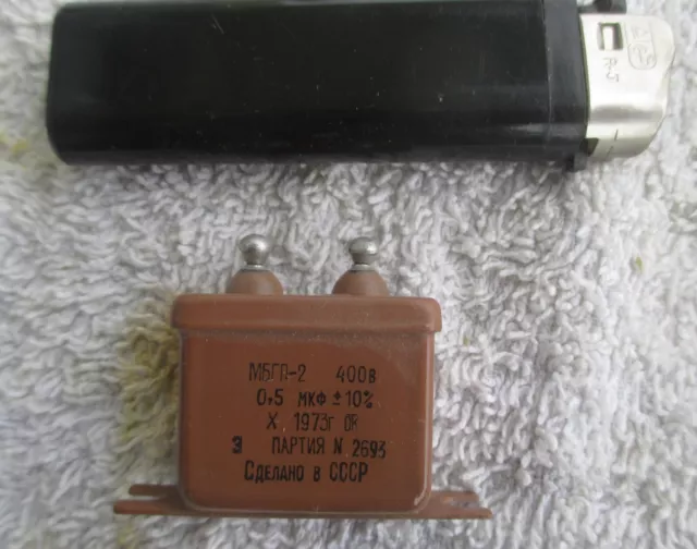 Vintage MP-Kondensator, 0,5 µF400 V , PIO Capacitor, NOS