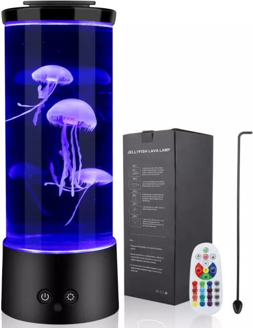 Jellyfish Lava Lamp,16 Color Changing Lights Jellyfish Lamp, Jellyfish Aquarium