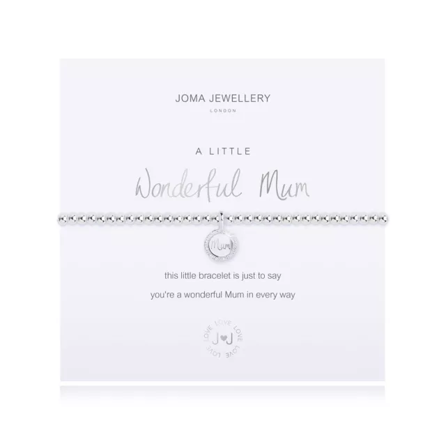 Joma Jewellery a little Wonderful Mum bracelet