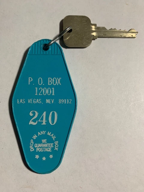 Sam's Town & Casino Motel Room Key Fob with Key Las Vegas Nevada #240