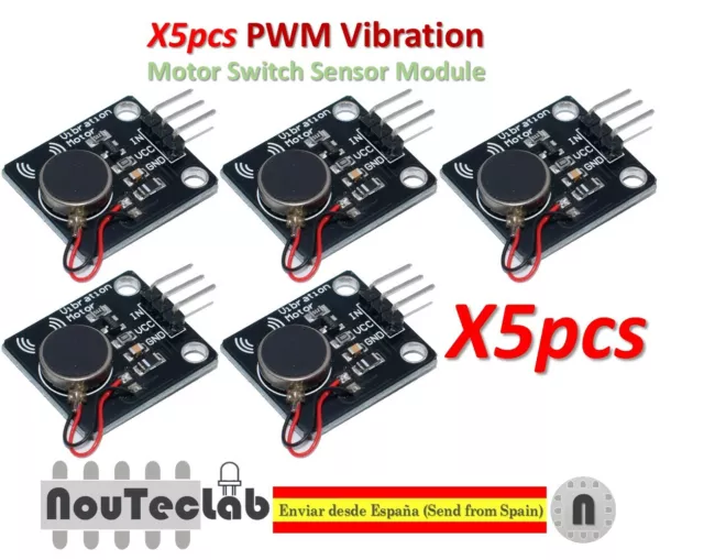 5pcs PWM Vibration Motor Switch Motor Sensor Module Motor Mobile Phone Vibrator