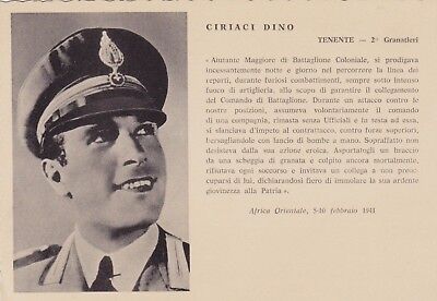 Ten Militari Aldo Zucchi  di Firenze caduto nel 1939 ad Auscià Marian 