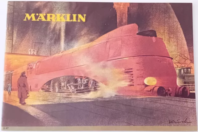 Märklin Katalog von 1947 / Flyer / Katalog / Original / Prospekt / Neuwertig