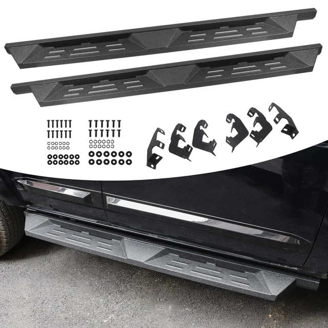 BLACK RUNNING BOARDS Side Steps Nerf Bars For Ford Bronco 2021 2022