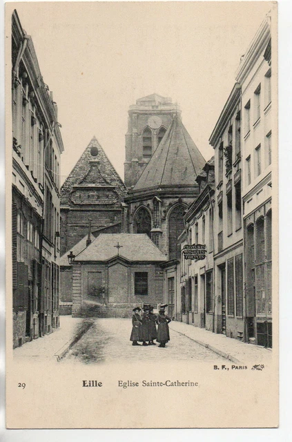LILLE - Nord - CPA 59 - L' Eglise Sainte Catherine - vue 2