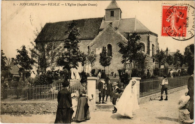 CPA AK JONCHERY-sur-VESLE - L'Église (364310)
