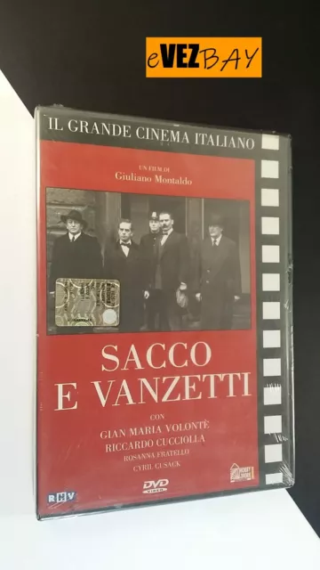 DVD - SACCO E VANZETTI con Gian Maria Volontè - FILM drammatico - ITA