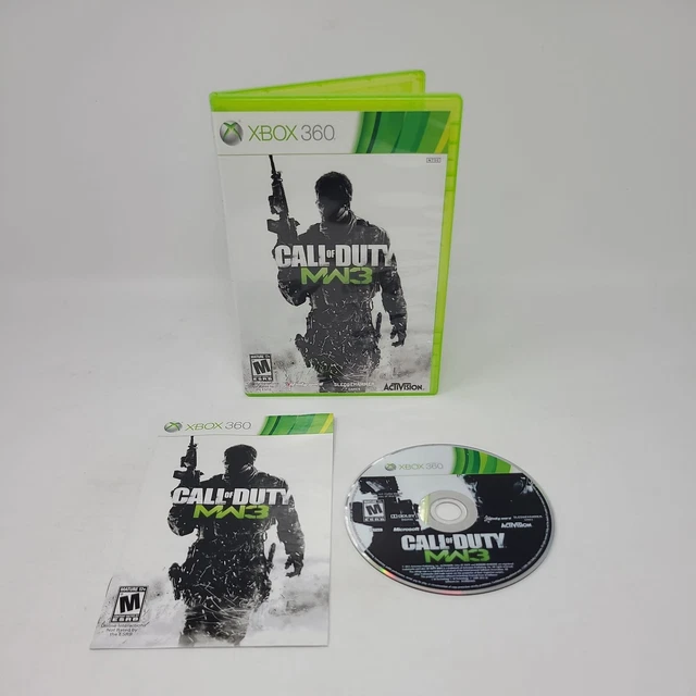CALL OF DUTY Modern Warfare 3 Xbox 360 Game Complete With Manual