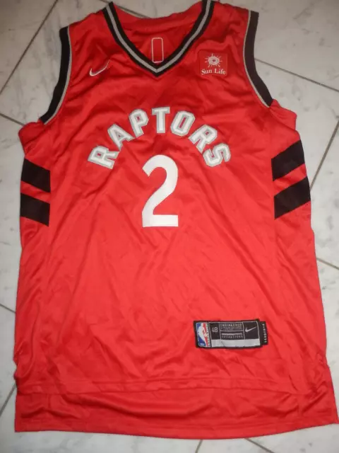 KAWHI LEONARD 2019 Nike Toronto Raptors Swingman Jersey Stitch Men’s Sz Large 48