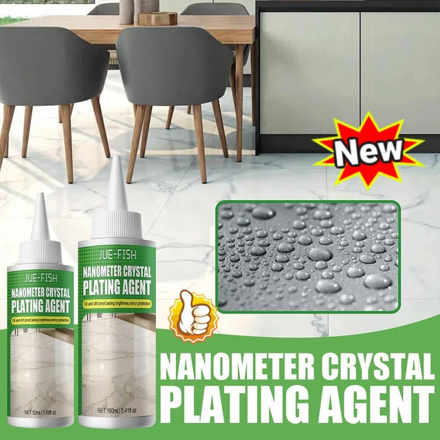 NUOVO agente di placcatura nanocristallo marmo, agente di placcatura cristalli pietra per cucina