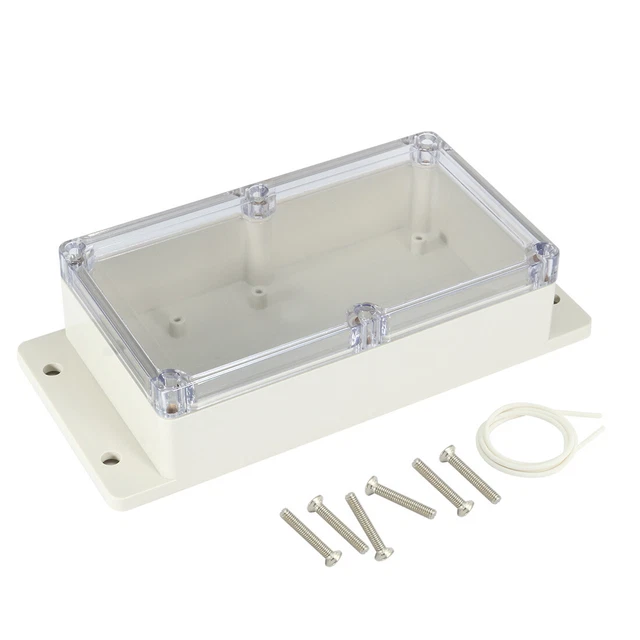 158mmx90mmx46mm ABS JunKtion Box Universal Project Enclosure with PC Lid