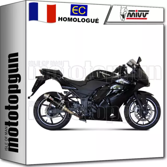 Mivv Pot D Echappement Hom Gp Noir Kawasaki Ninja 250 R 2011 11 2012 12 2013 13