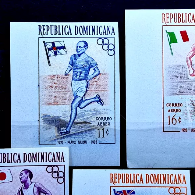 República Dominicana 1957 Imperforate - Estampillada sin montar o nunca montada - Juegos Olímpicos - Margen 7 Set 2