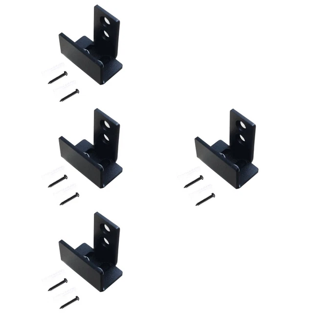 4 Pack Pocket Door Guide Carbon Steel Sliding Door Floor Bottom Guide