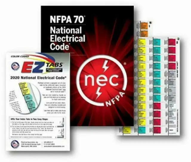 NATIONAL ELECTRICAL CODE (NEC) with EZ Tabs (Color Coded) and EZ
