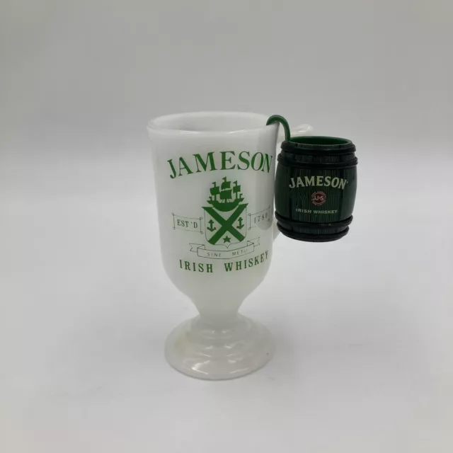 Jameson Irish Whiskey Highball limitierte Auflage Glas mit Fass Schnapsglas
