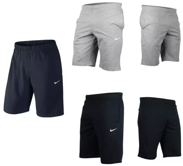 Nike Shorts Mens Cotton Jersey Casual Gym Golf Training Walking Pockets