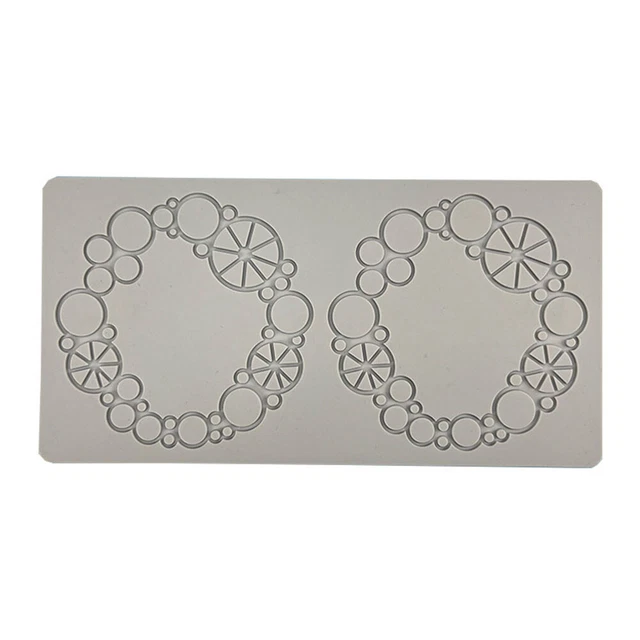 Herramienta de decoración de pasteles de silicona molde para pasteles fondant y flores de encaje (LFM132)