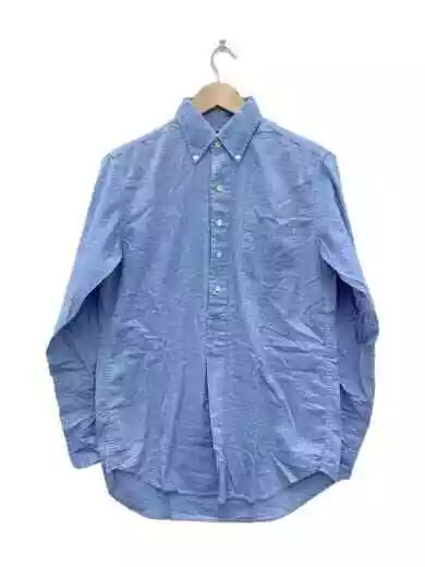 RRL HERRINGBONE/BUTTON DOWN pullover shirt/Long sleeve shirt/XS/Cotton ...