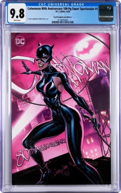 Catwoman 80th Anniversary 100-Pg #1 CGC 9.8 (Jun 2020, DC) Campbell Variant A